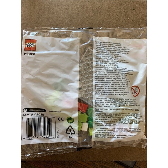 NEW - LEGO Education MoreToMath Snake 15 Pieces Stocking Stuffer B-Day Gift bag - Picture 3 of 5